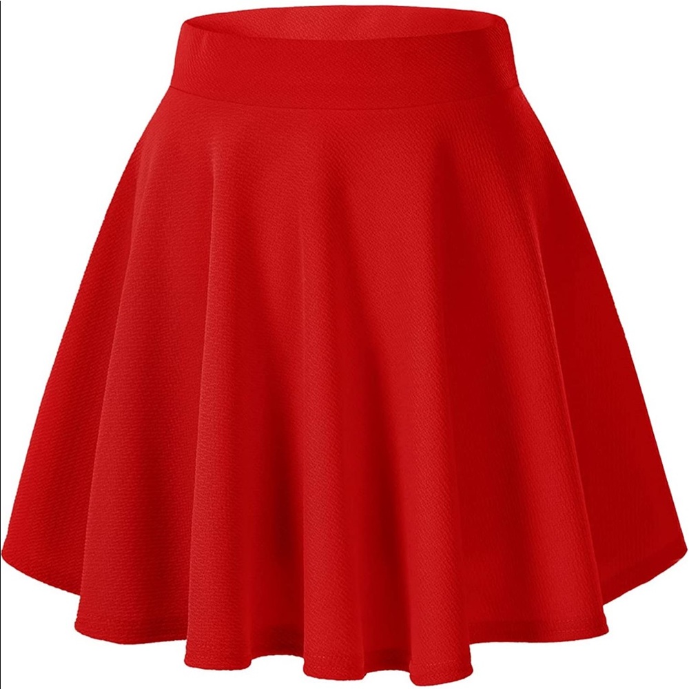 Urban CoCo Women’s Basic Versatile Stretchy Flared Casual Mini Skater Skirt